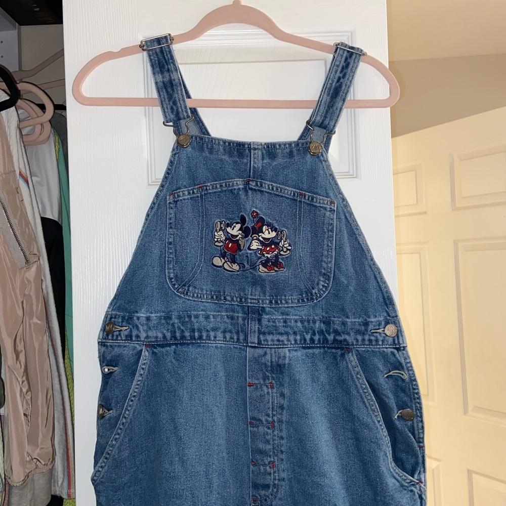 Rare Original vintage disney jean overalls